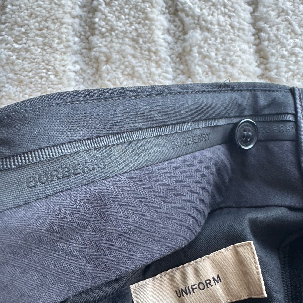 Burberry Uniform Black Dress Pants - Picture 11 of 12